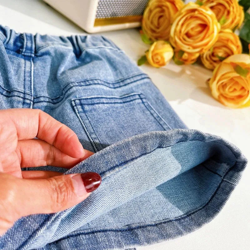 Trendy Front Button Denim Skort – Casual Summer Outfit