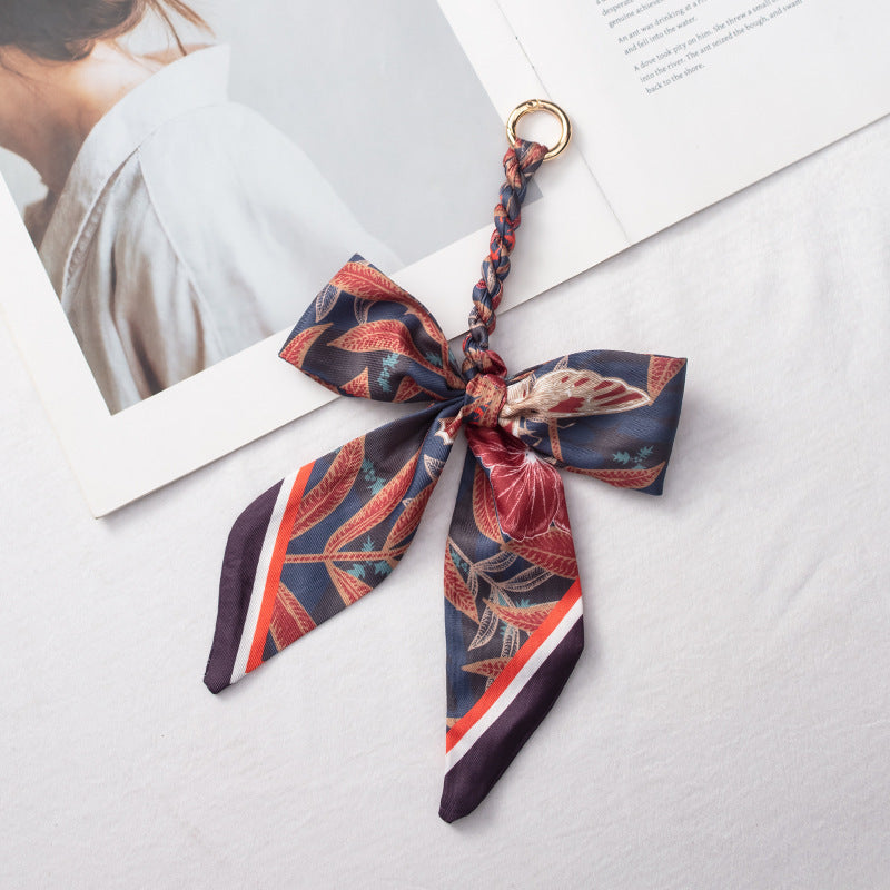 Keychain Printing Bow Knot Bag Charms