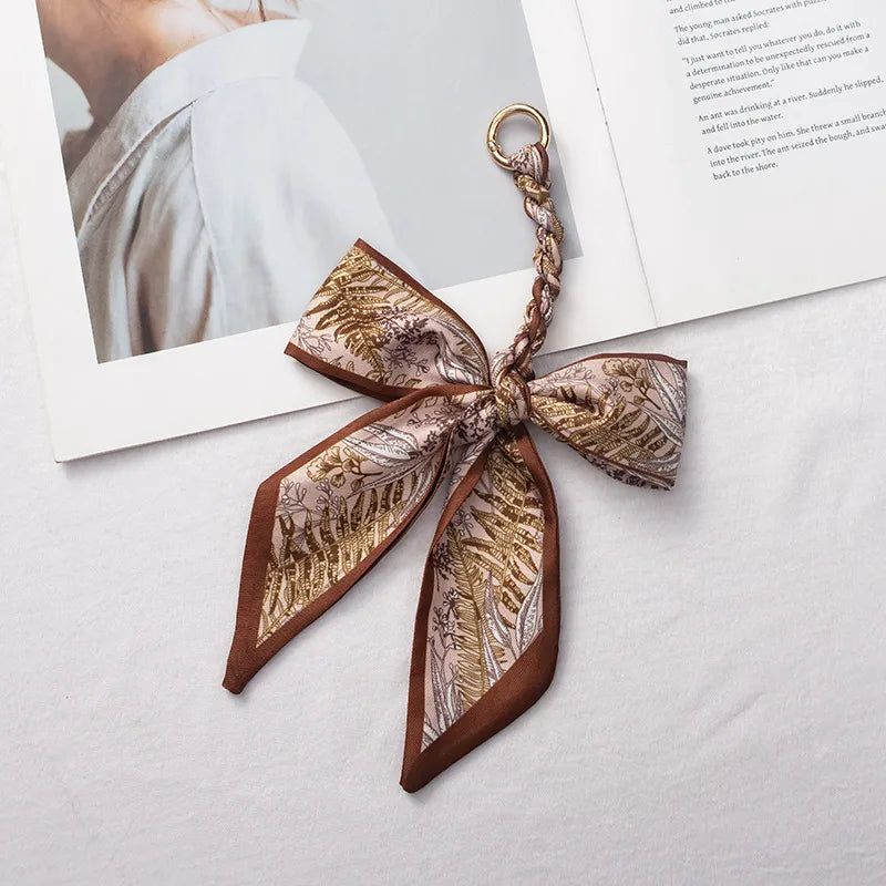 Keychain Printing Bow Knot Bag Charms