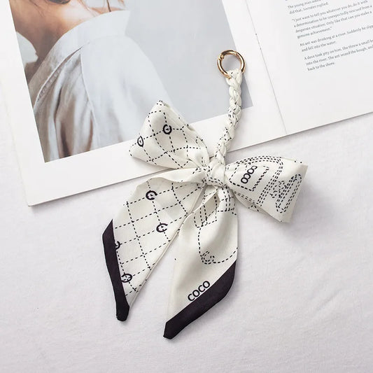 Keychain Printing Bow Knot Bag Charms